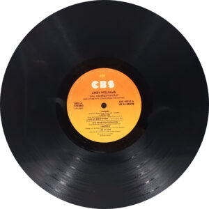 Andy Williams - The Academy Award-Winning "Call Me Irresponsible" - CBS 10017 - CR - LP Record