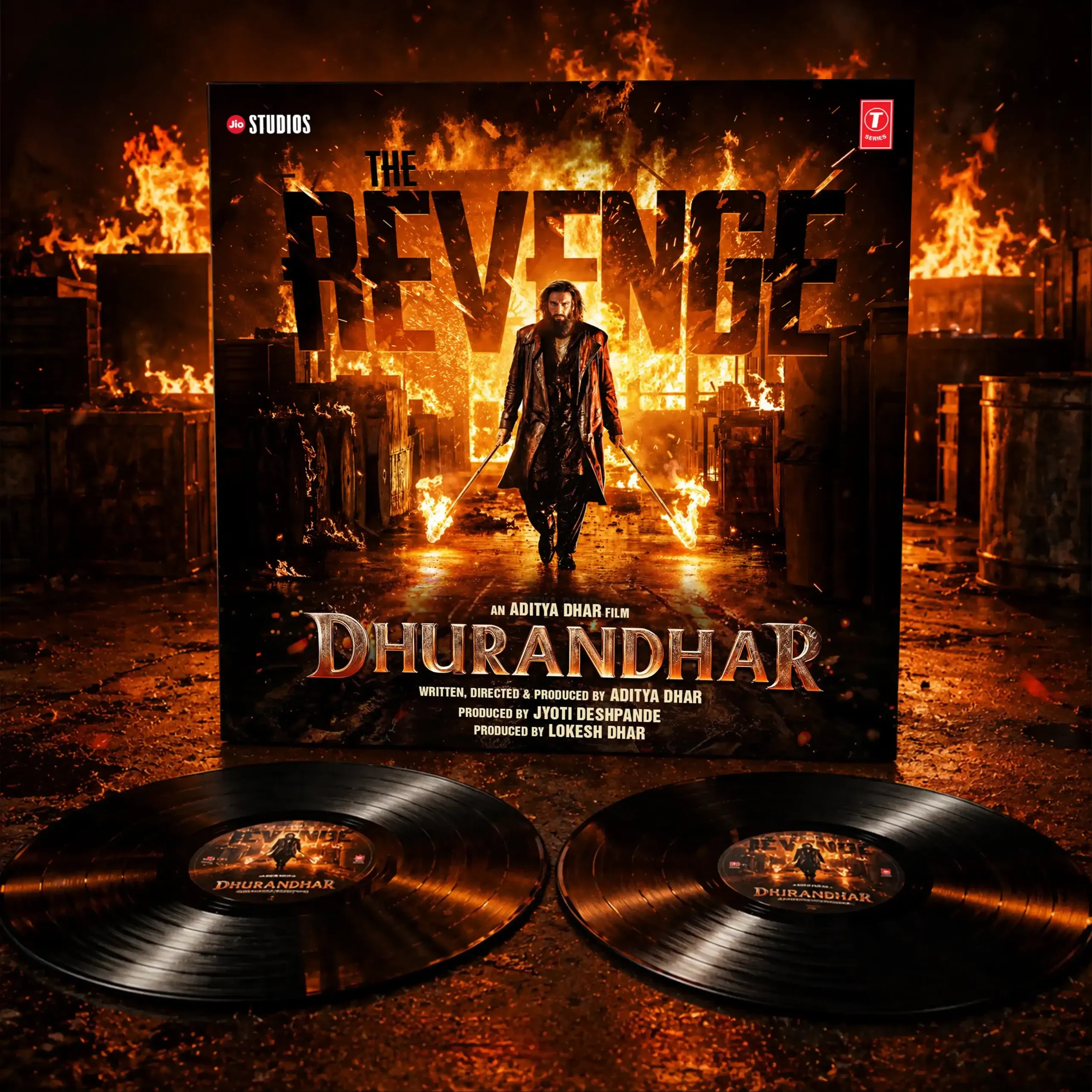 Dhurandhar: The Revenge - 2LP Set - New Release Hindi LP Vinyl Record Dhurandhar: The Revenge - 2LP Set - New Release Hindi LP Vinyl Record