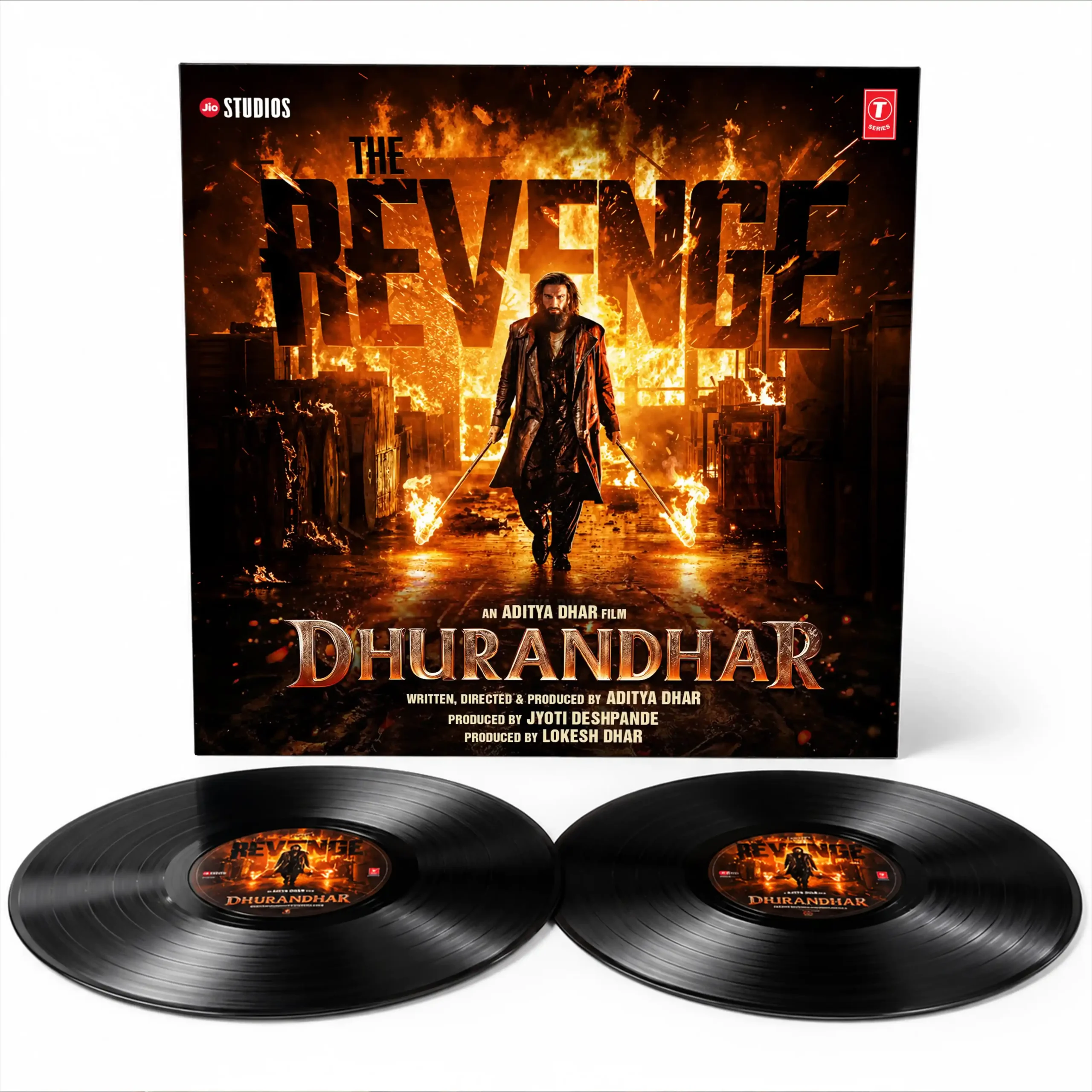 Dhurandhar: The Revenge - 2LP Set - New Release Hindi LP Vinyl Record Dhurandhar: The Revenge - 2LP Set - New Release Hindi LP Vinyl Record