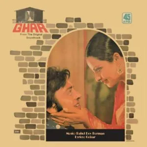 Ghar - 45NLP 1009 - (Condition80-85%) - CR - Bollywood LP Vinyl Record
