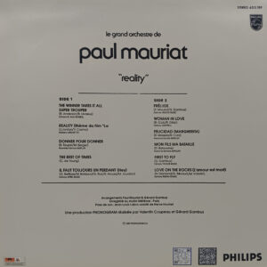 Paul Mauriat - Reality - 6313 159 - (90-95%) - CR - English LP Vinyl