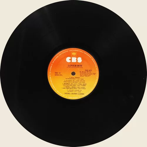 Lover Boy - IND 1072 - CR - Special Deal Bollywood LP Record Lover Boy - IND 1072 - CR - Special Deal Bollywood LP Record