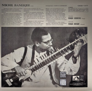 Nikhil Banerjee - EASD 1377 - CR - LP Vinyl Record